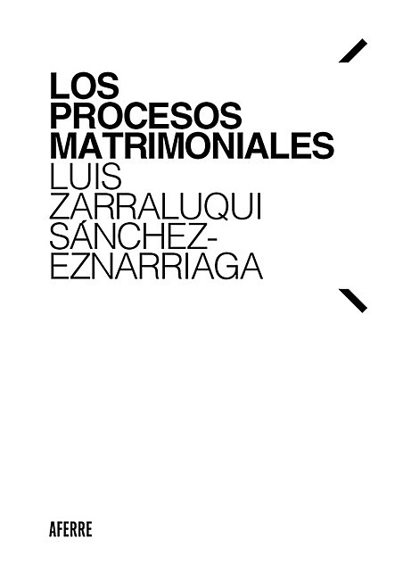 Los procesos matrimoniales, Luis Zarraluqui Sánchez-Eznarriaga