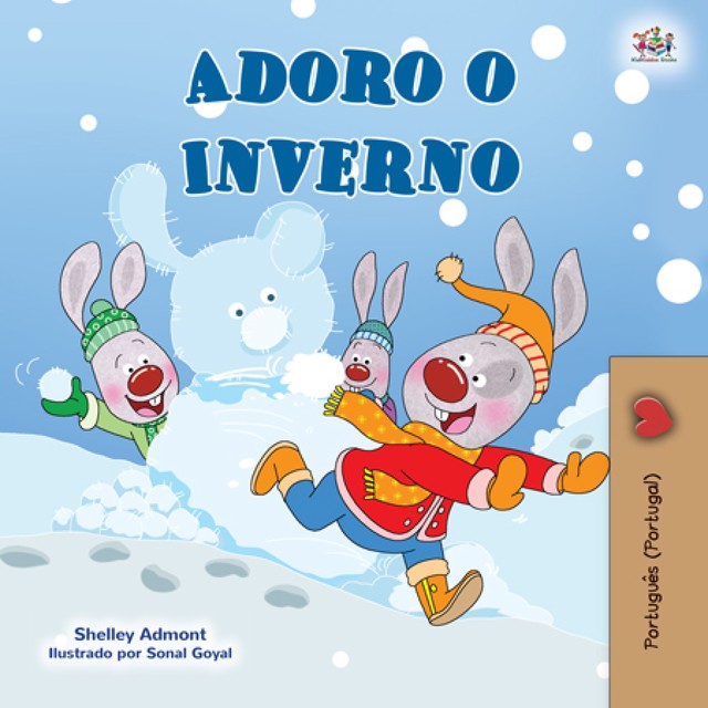 Adoro o Inverno, KidKiddos Books, Shelley Admont