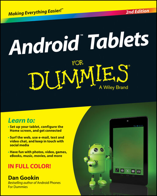 Android Tablets For Dummies, Dan Gookin