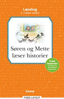 Søren og Mette læser historier læsebog 1.-2. kl. Niveau 2, Ejvind Jensen, Knud Hermansen