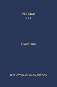 Poemas II, Claudiano
