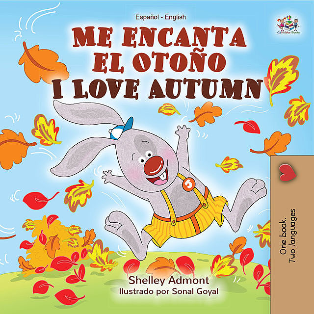 Me encanta el Otoño I Love Autumn, KidKiddos Books, Shelley Admont