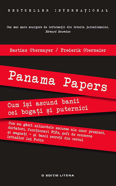 Panama Papers. Cum își ascund banii cei bogați și cei puternici, Bastian Obermayer, Frederik Obermaier