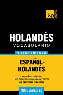 Vocabulario español-holandés – 3000 palabras más usadas, Andrey Taranov