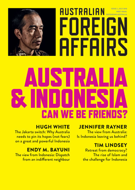 Australia and Indonesia: Can we be friends, Jonathan Pearlman