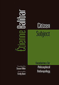 Citizen Subject, Étienne Balibar