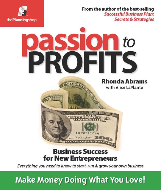 Passion to Profits, Rhonda Abrams, Alice LaPlante