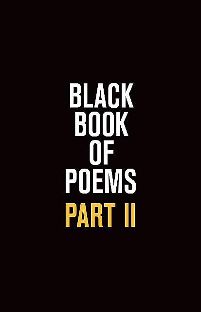 Black Book of Poems II, Vincent Hunanyan