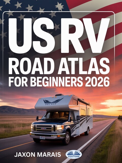 US RV Road Atlas For Beginners 2026-Large-Scale Maps With Expert-Planned Routes, Campgrounds, National Parks & Hidden Gems Across USA, Jaxon Marais