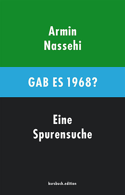 Gab es 1968, Armin Nassehi