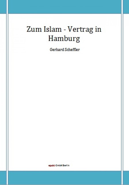 Zum Islam – Vertrag in Hamburg, Gerhard Scheffler