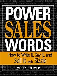 Power Sales Words, Vicky Oliver