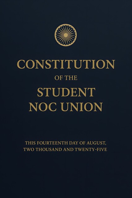 Constitution of Student Noc Union, Sukhraj Singh PF