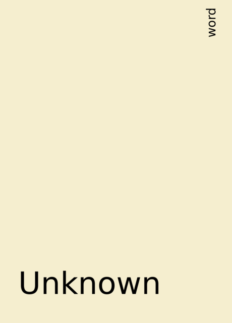 Unknown, word