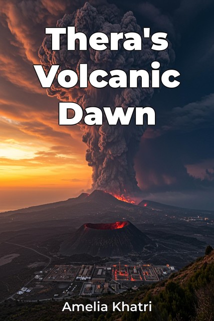 Thera's Volcanic Dawn, Amelia Khatri