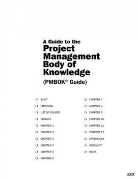 A Guide to the Project Management Body of Knowledge, Project Management Institute