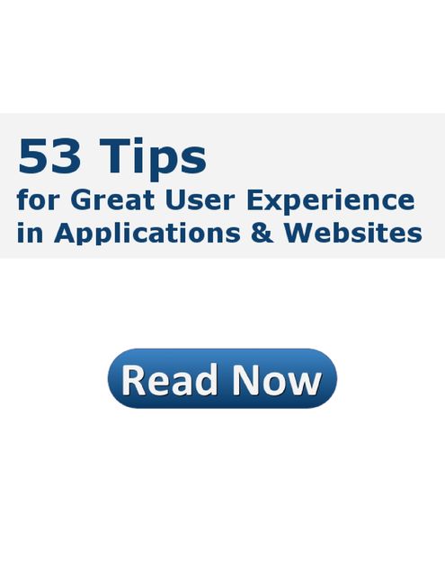 53 Tips for Great User Experience In Applications and Websites, Minh Bao