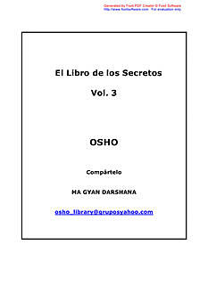 El Libro De Los Secretos Vol. 3, Osho