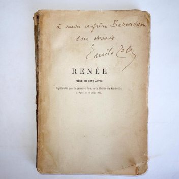 Рене (Renée, 1887) пьеса, Эмиль Золя
