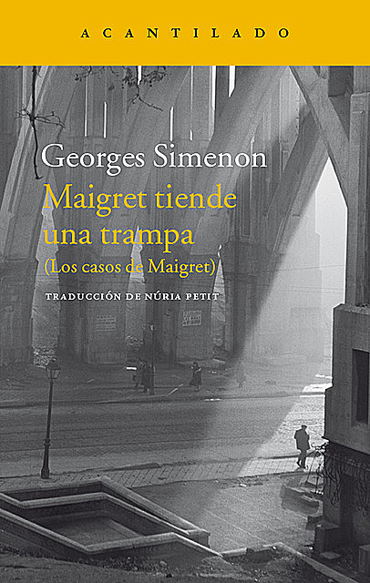 Maigret tiende una trampa, Simenon Georges