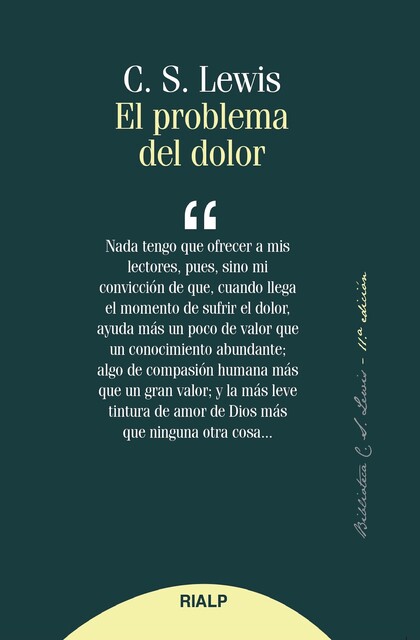 El problema del dolor, Clive Staples Lewis