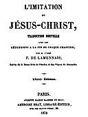 L'imitation de Jésus-Christ Traduction nouvelle avec des réflexions à la fin de chaque chapitre, Thomas a Kempis