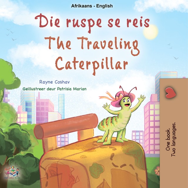 Die ruspe se reis The traveling caterpillar, KidKiddos Books, Rayne Coshav