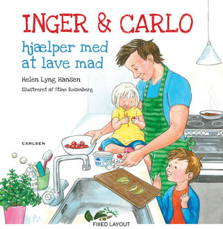 Inger og Carlo hjælper med at lave mad, Helen Hansen