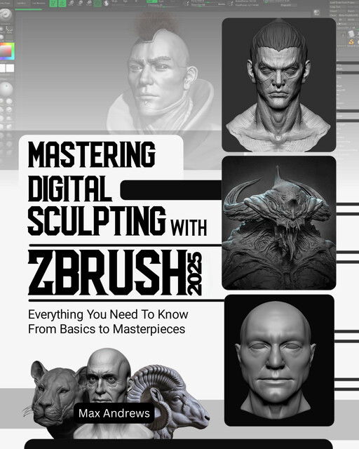 Mastering Digital Sculpting with ZBrush 2025, Max Andrews