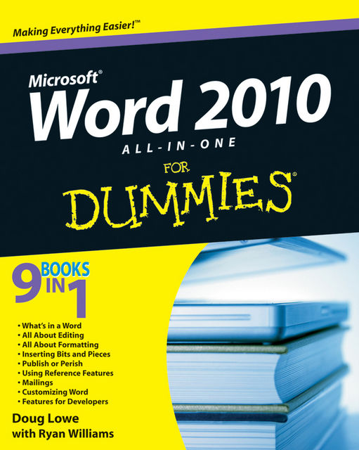 Word 2010 All-in-One For Dummies, Doug Lowe