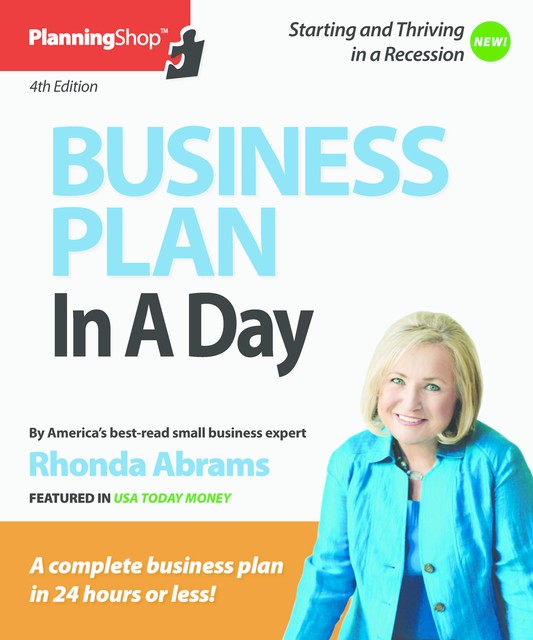 Business Plan in a Day, Rhonda Abrams