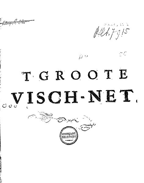 t Groote visch-net, Jan Zoet