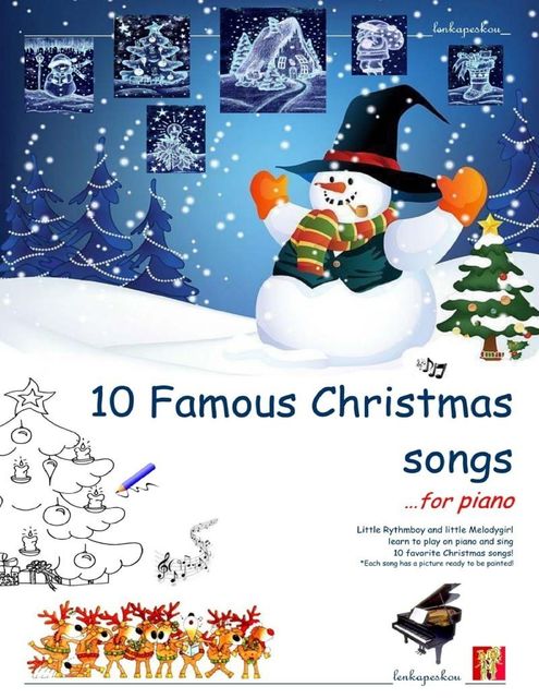 Ten Famous Christmas Songs for Piano, Lenka Peskou