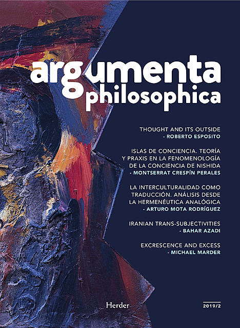 Argumenta philosophica 2019/2, Varios Autores