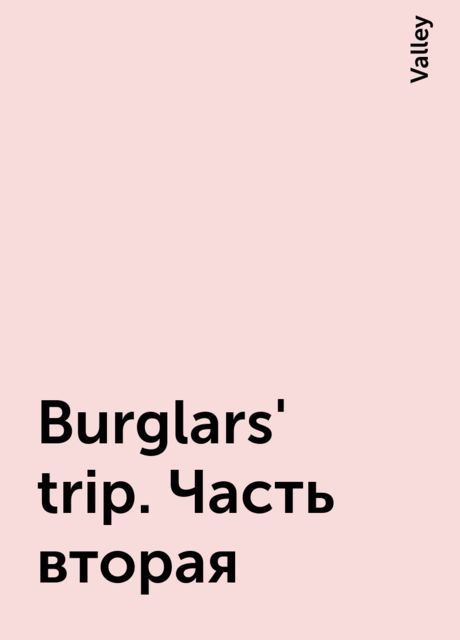 Burglars' trip. Часть вторая, Valley
