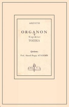 Organon 5 -Topikler, Aristoteles