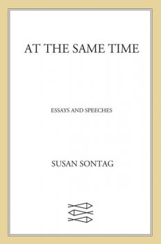 At the Same Time, Susan Sontag