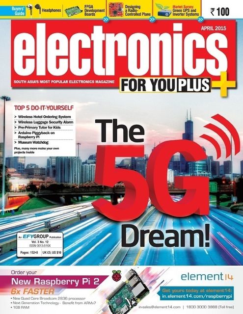 Electronics for You, April 2015, EFY Enterprises Pvt Ltd
