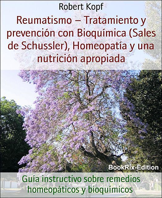 Reumatismo – Tratamiento y prevención con Bioquímica (Sales de Schussler), Homeopatía y una nutrición apropiada, Robert Kopf