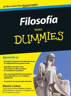 Filosofía para Dummies (Spanish Edition), Martin Cohen
