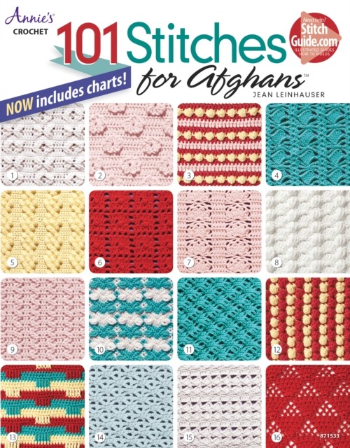 101 Stitches for Afghans, Jean Leinhauser