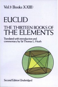 The Thirteen Books of the Elements, Vol. 3, Euclid