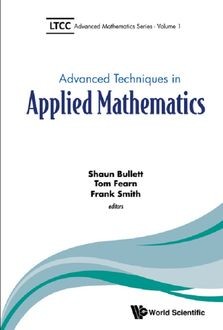 Advanced Techniques in Applied Mathematics, Frank Smith, Shaun Bullett, Tom Fearn