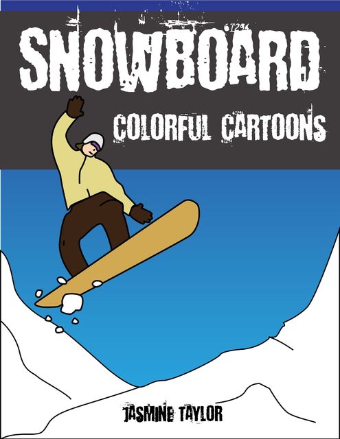 Snowboard Colorful Cartoons, Jasmine Taylor