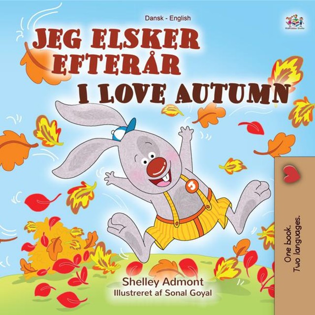 Jeg elsker efterår I Love Autumn, KidKiddos Books, Shelley Admont