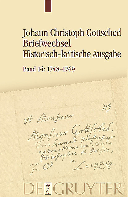 November 1748 – September 1749, Briefwechsel