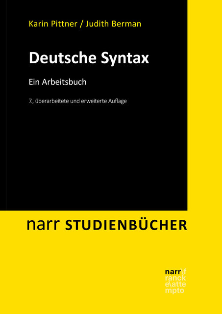 Deutsche Syntax, Judith Berman, Karin Pittner