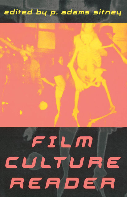Film Culture Reader, P. Adams Sitney
