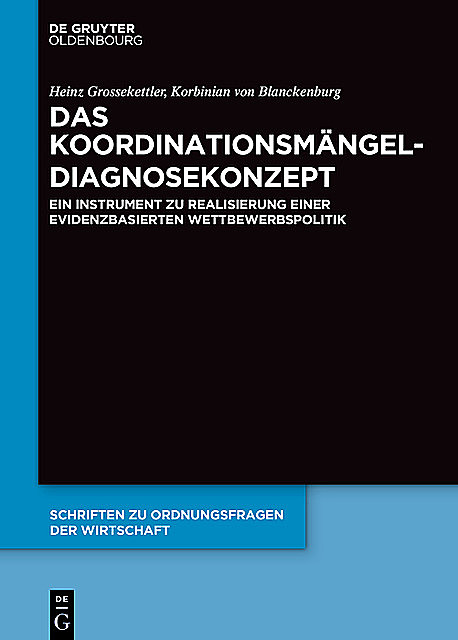 Das Koordinationsmängel-Diagnosekonzept, Heinz Grossekettler, Korbinian von Blanckenburg