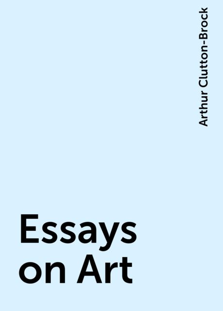 Essays on Art, 